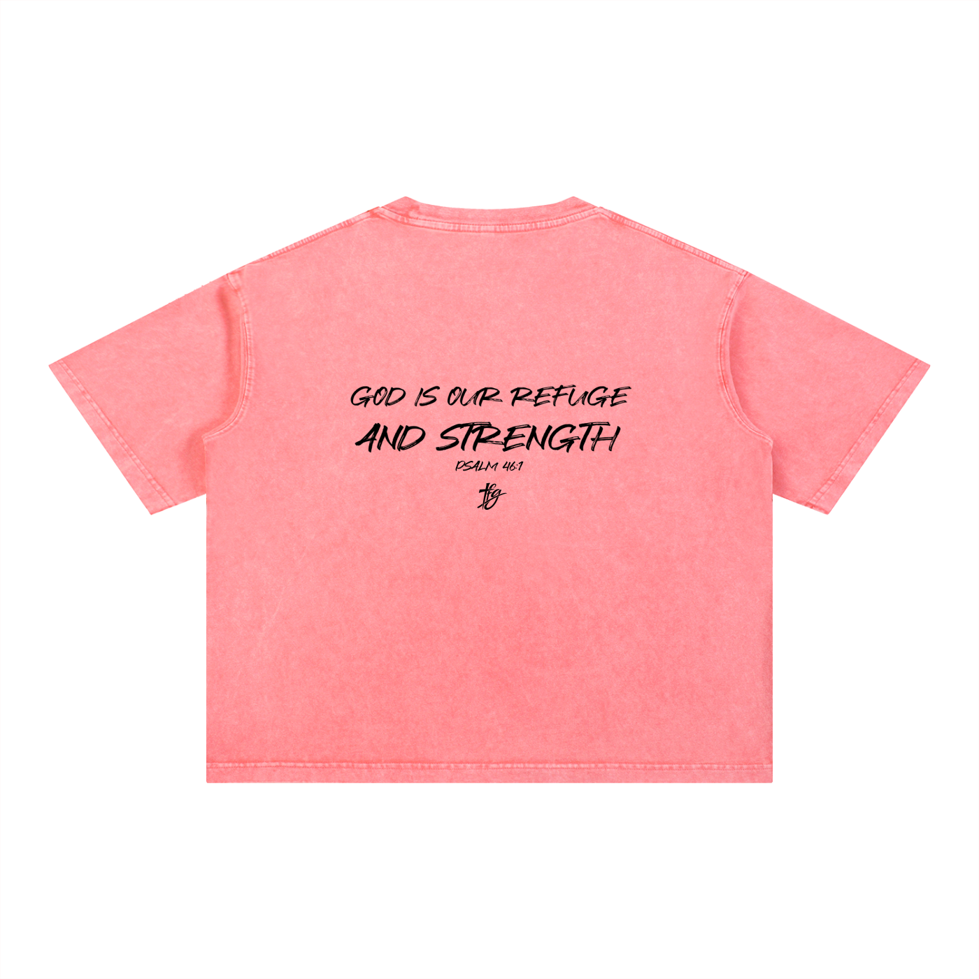 Mineral Wash Boxy Cotton T-Shirt