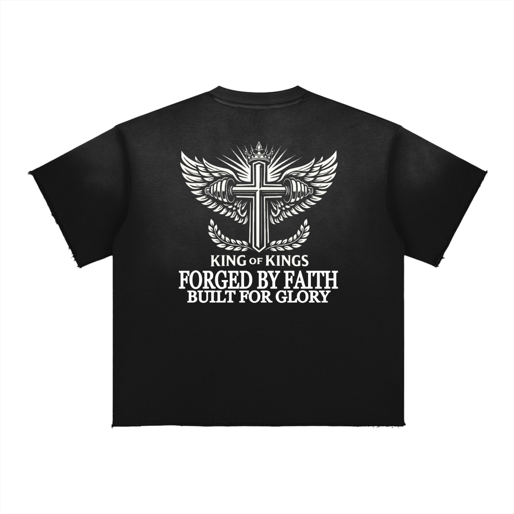 Sun Fade Raw Edge T-Shirt