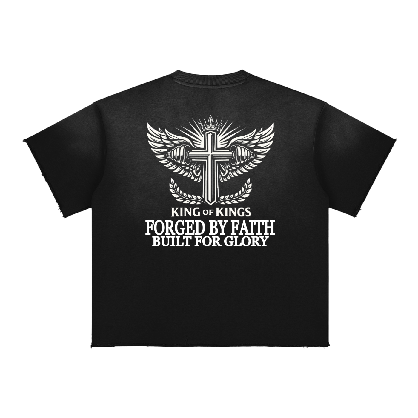 Sun Fade Raw Edge T-Shirt