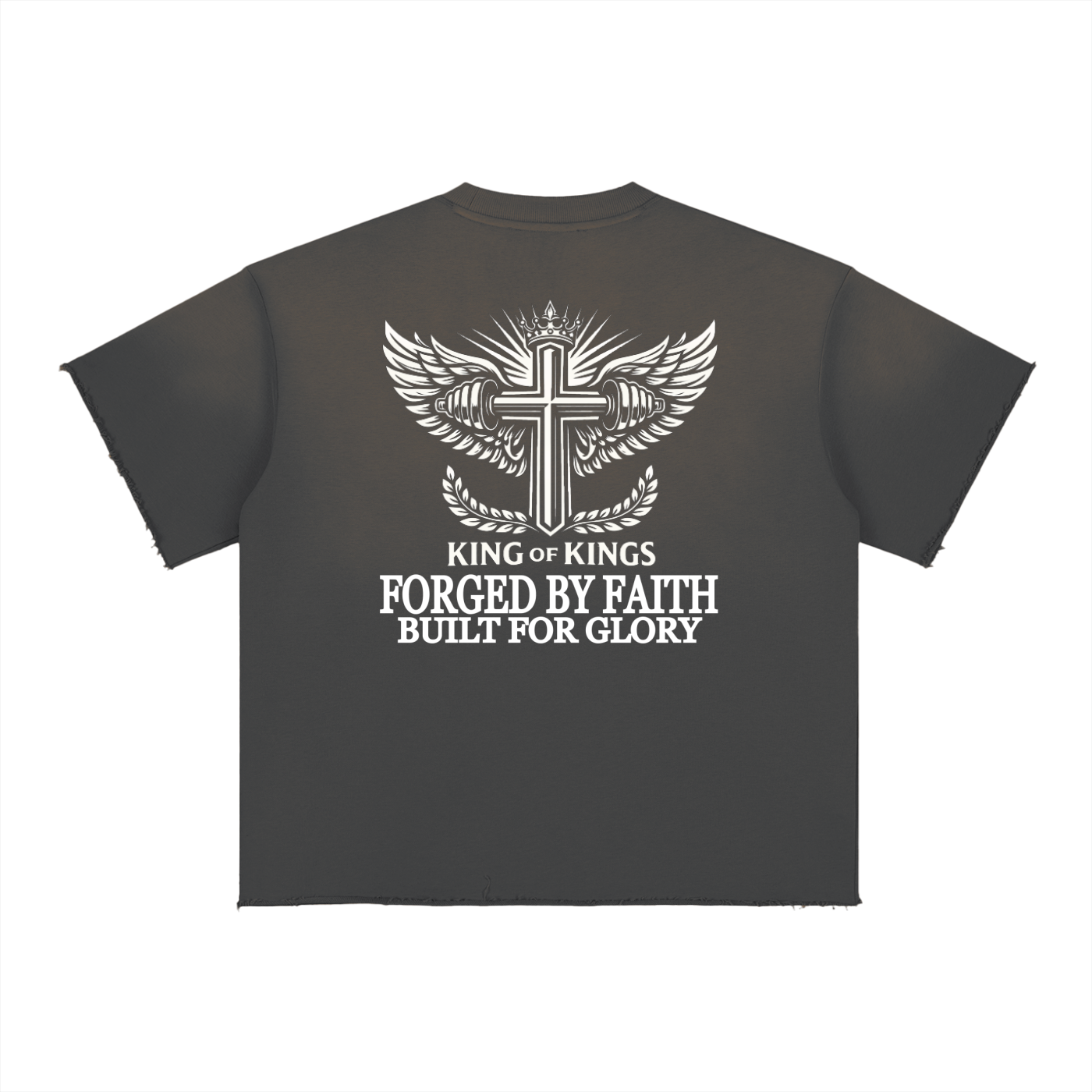 Sun Fade Raw Edge T-Shirt