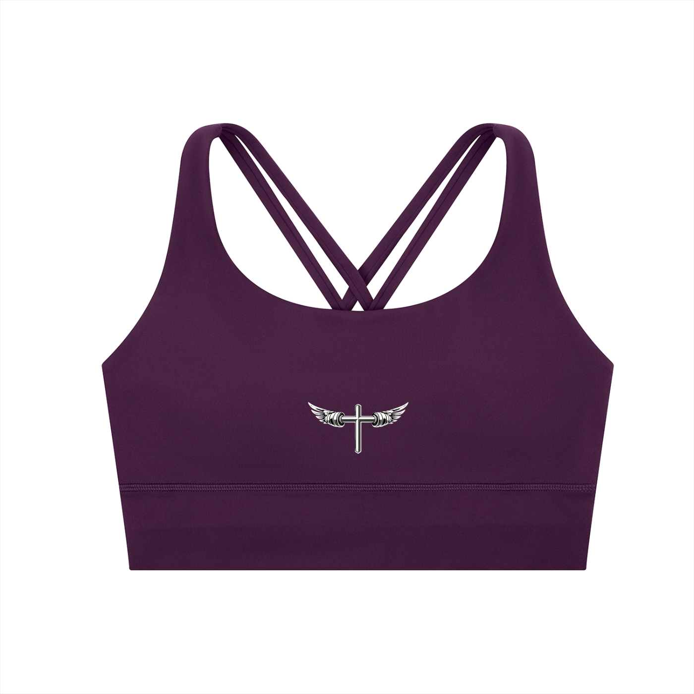 WOMENS Strappy Criss-Cross Sports Bra