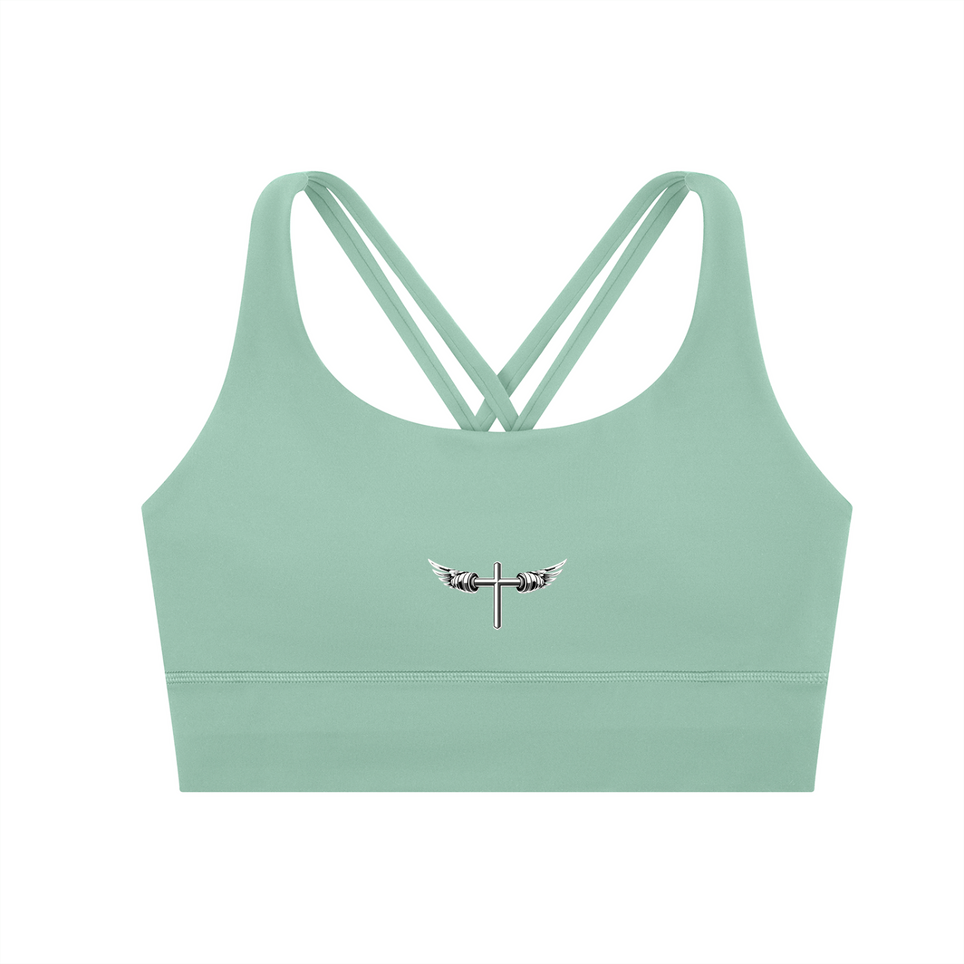WOMENS Strappy Criss-Cross Sports Bra