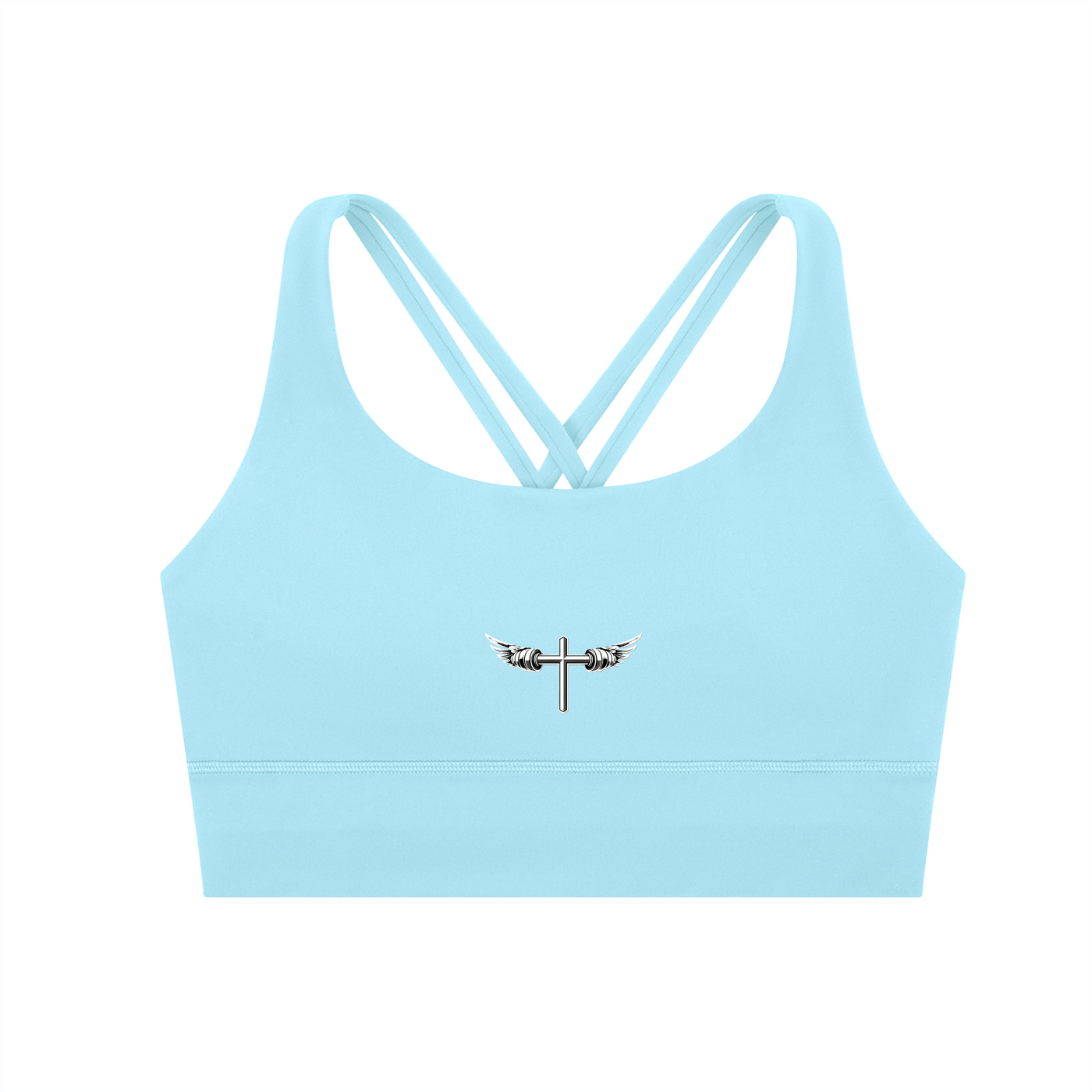 WOMENS Strappy Criss-Cross Sports Bra