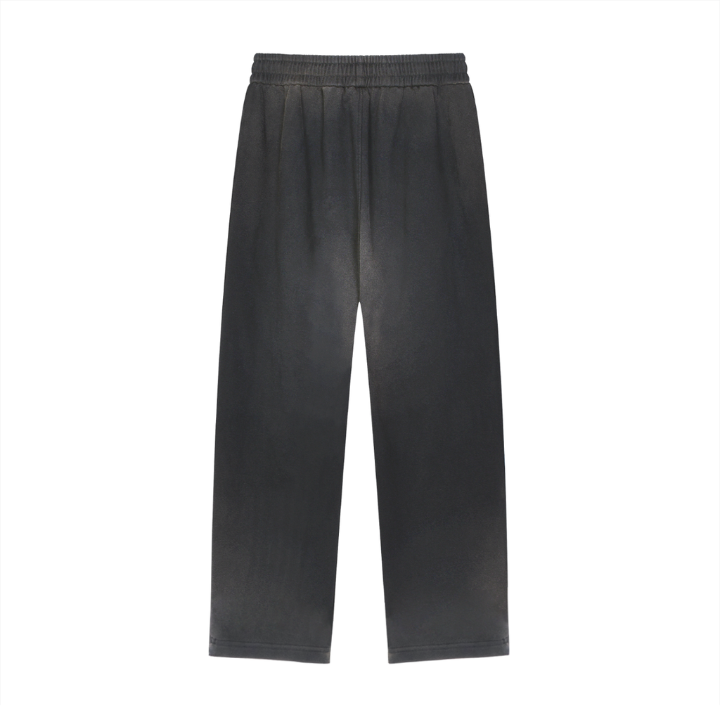 MENS Sun Fade Raw Edge Straight-Leg Sweatpants