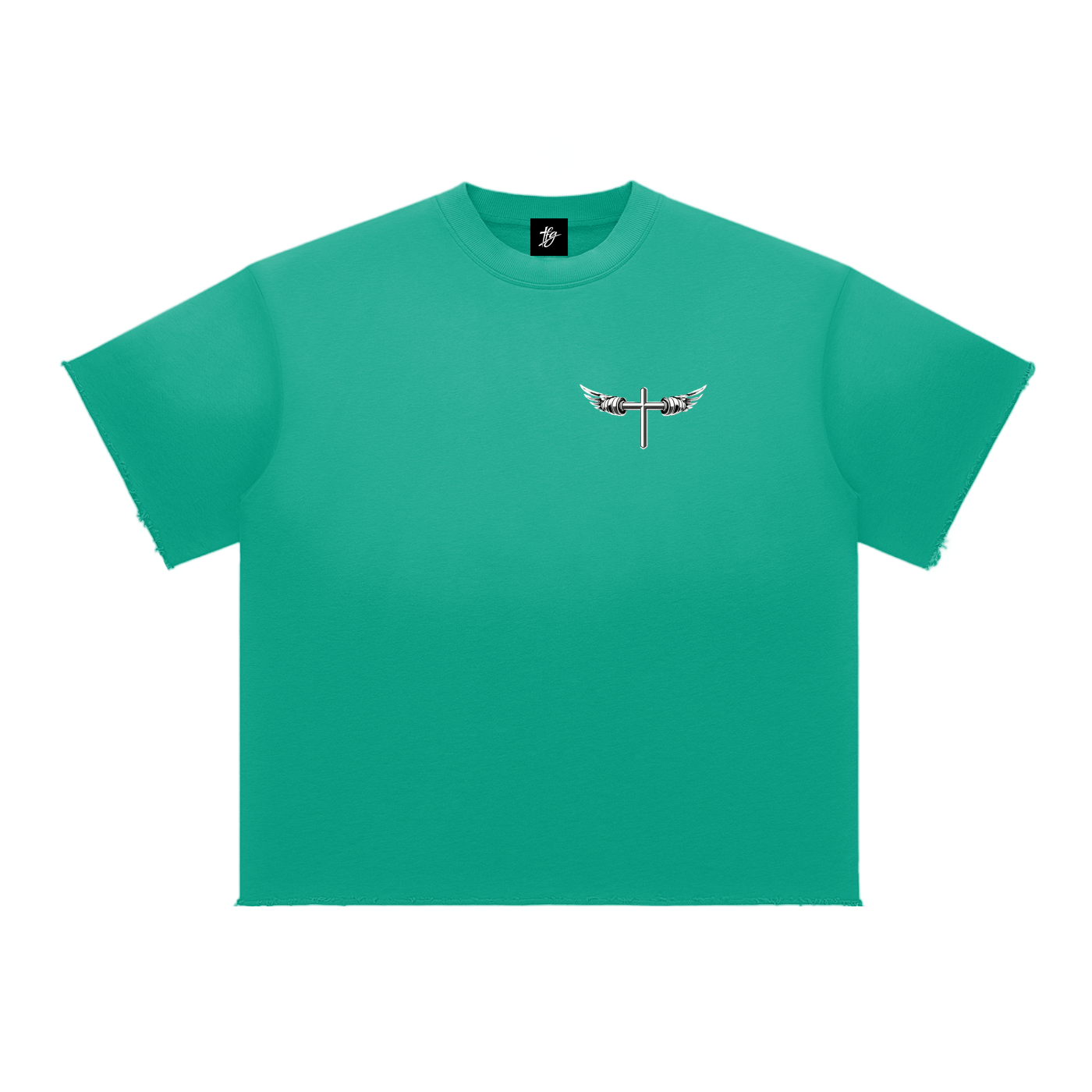 Sun Fade Raw Edge T-Shirt