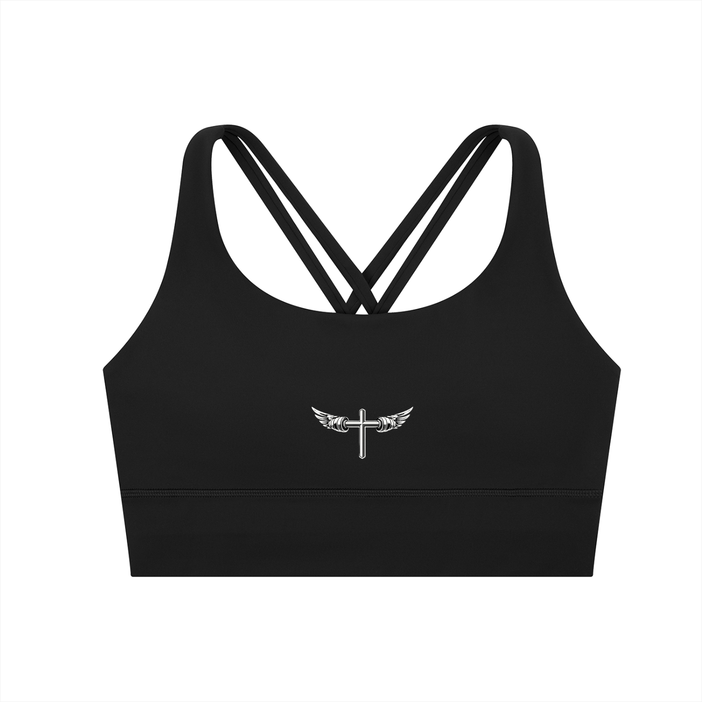 WOMENS Strappy Criss-Cross Sports Bra