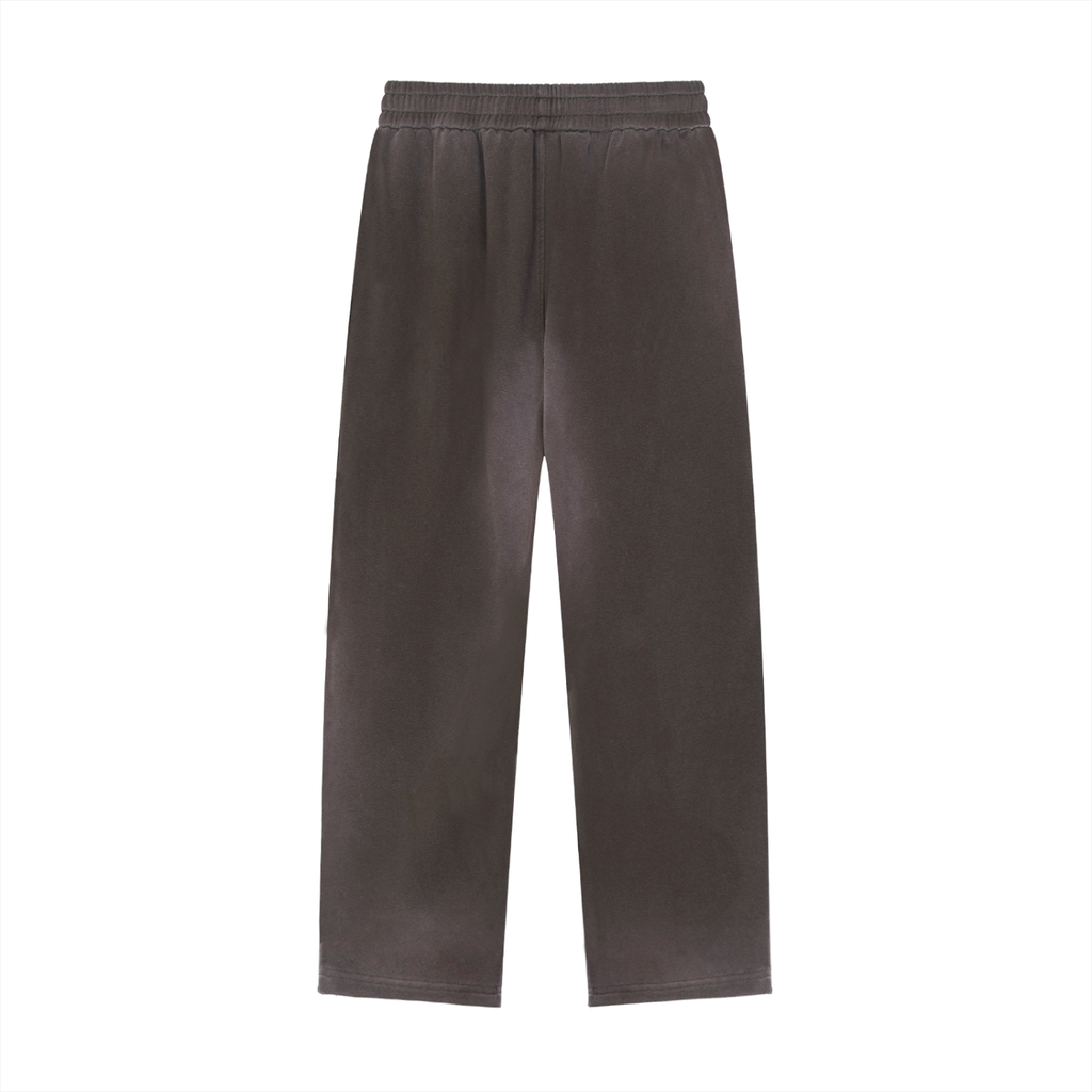 MENS Sun Fade Raw Edge Straight-Leg Sweatpants