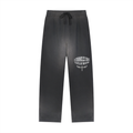 MENS Sun Fade Raw Edge Straight-Leg Sweatpants