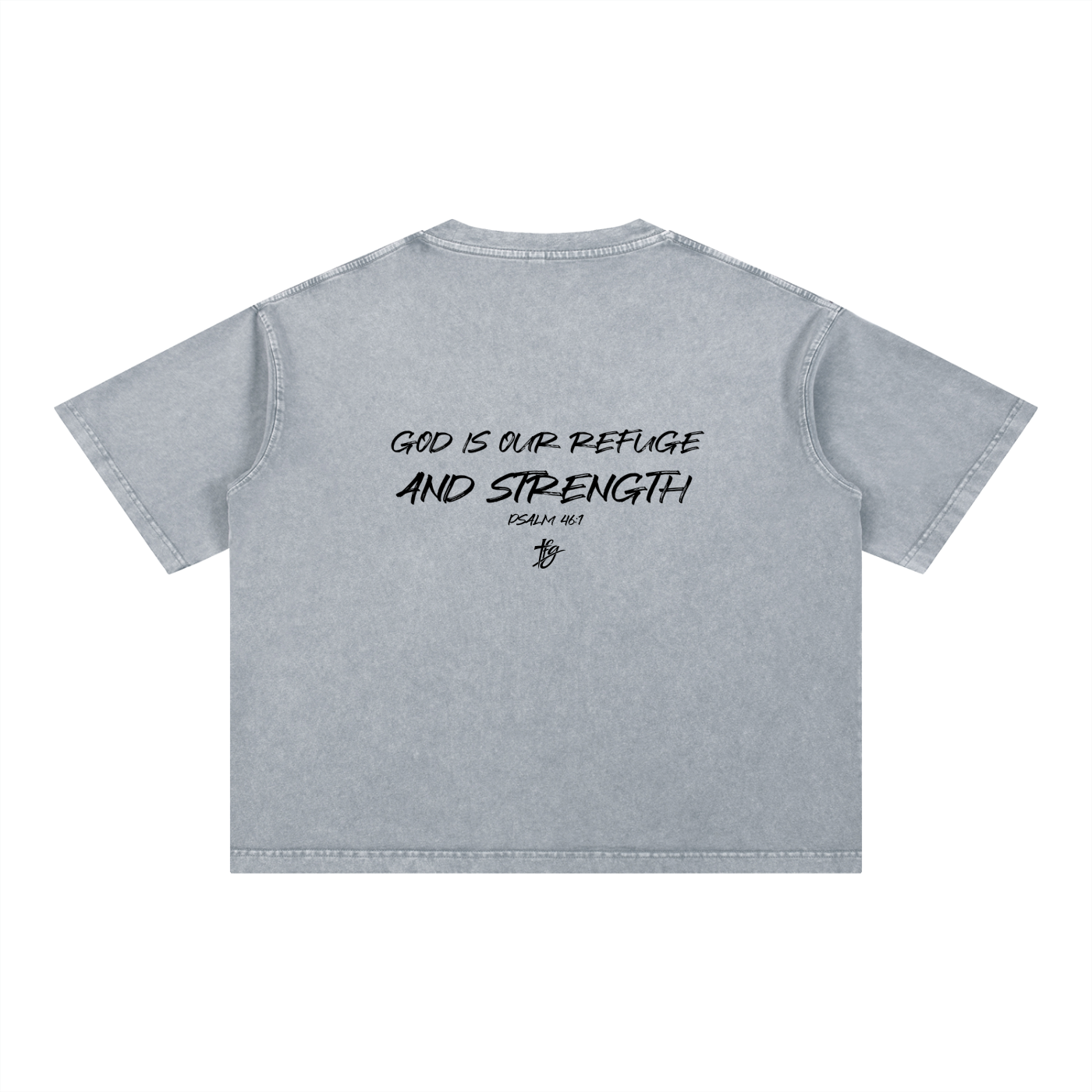 Mineral Wash Boxy Cotton T-Shirt