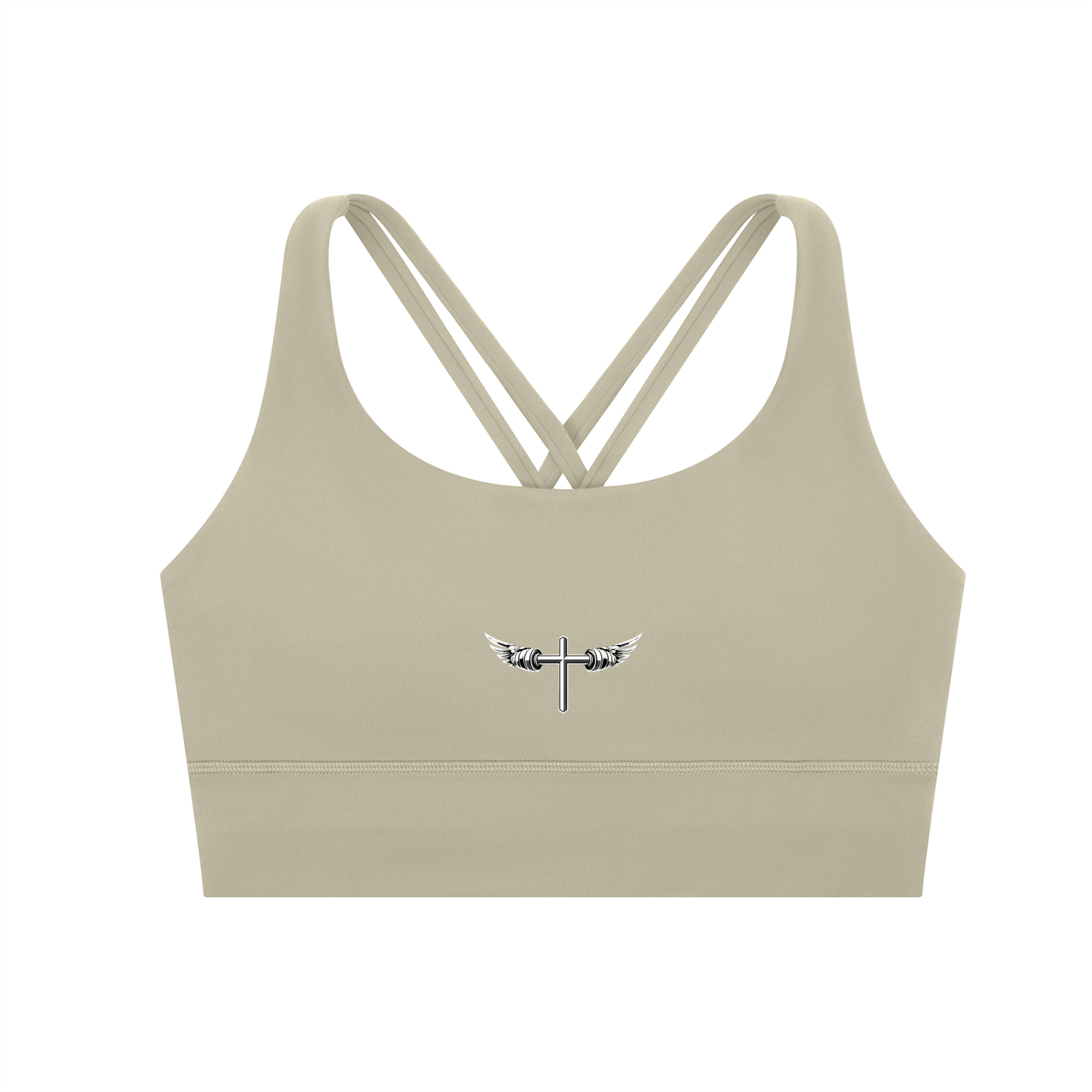 WOMENS Strappy Criss-Cross Sports Bra