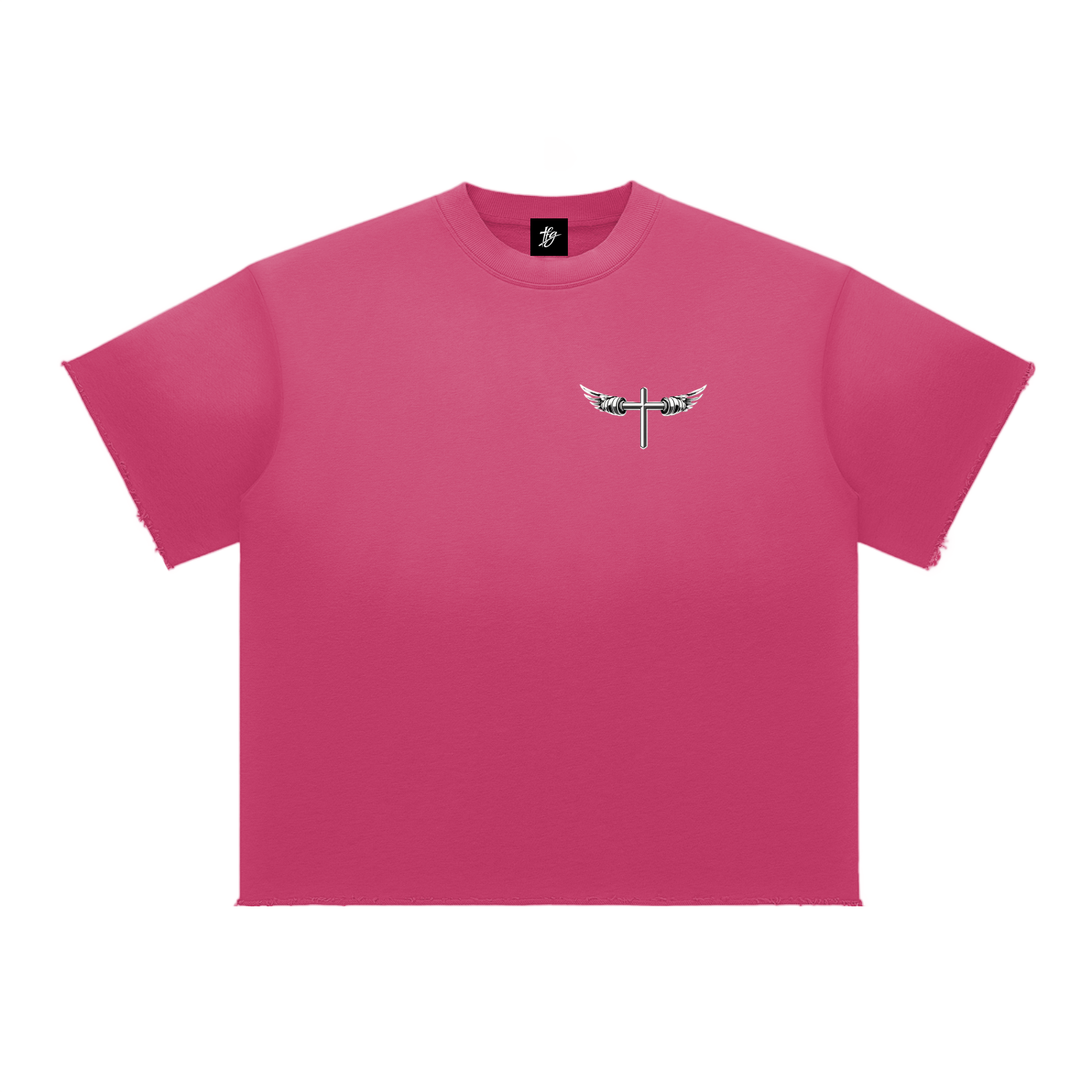 Sun Fade Raw Edge T-Shirt