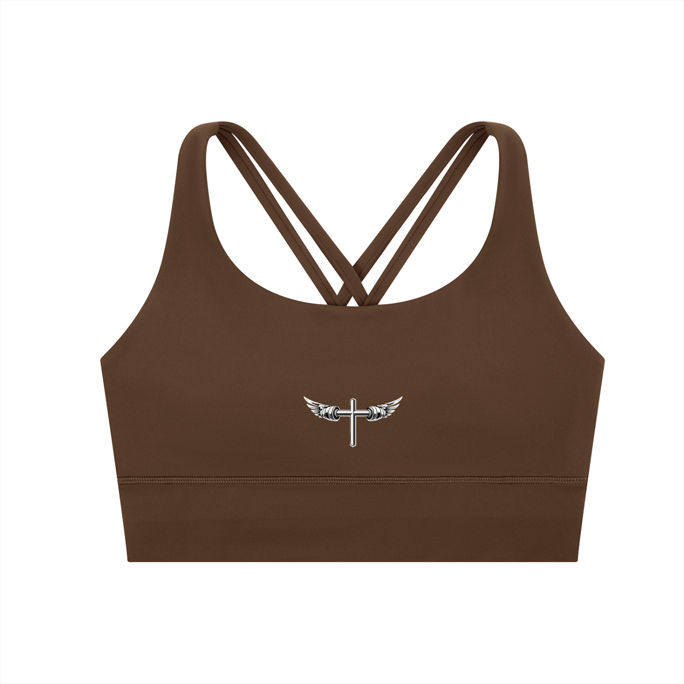 WOMENS Strappy Criss-Cross Sports Bra